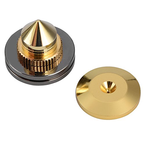 Zerone 4 Pairs Speaker Spikes & Pads: Shockproof Isolation Feet for Subwoofers & Turntables - Double-Sided Adhesive Included - View 9 of 10