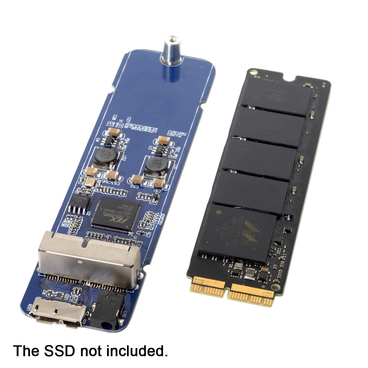 cablecc Cablecc USB 3.0 to 16+12 Pin Enclosure for MacBook Air Pro 2013 to 2017 Mobile Case High Speed Data Transfer - View 7 of 8