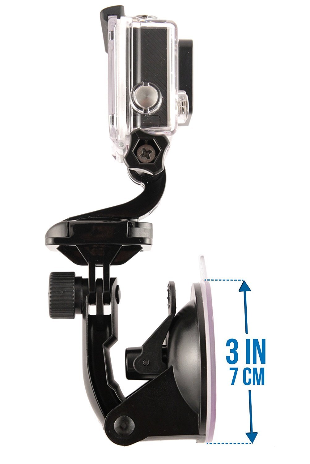 SSE Suction Cup Mount for GoPro Hero 3 to 13 Ideal for Car and Motorcycle Windshields - View 4 of 8