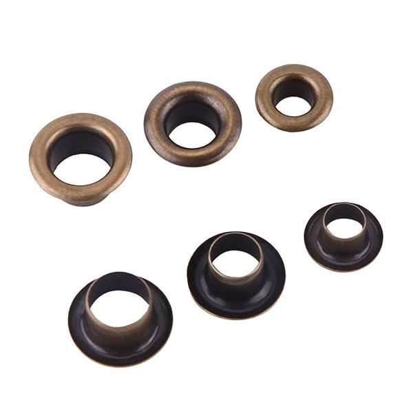 Hilitand 100pcs Metal Eyelets Kit with Washers for DIY Leather Craft & Sewing - 4mm Grommets Fastener - View 9 of 9