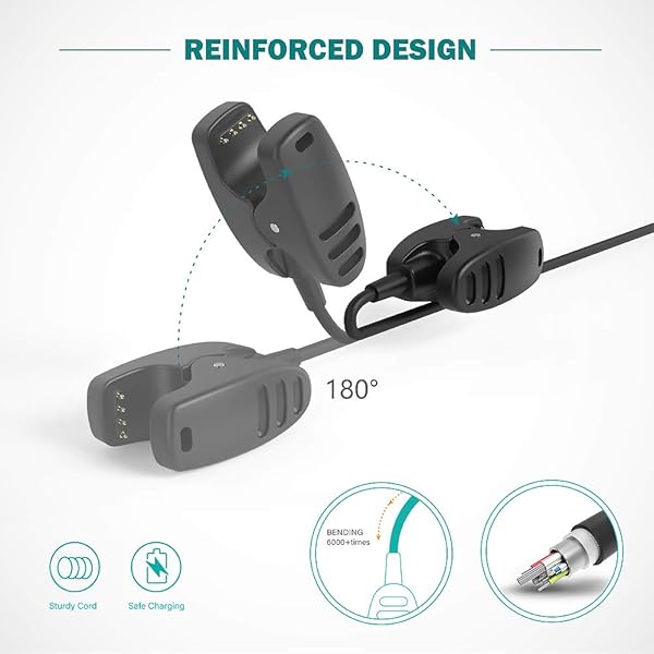 TUSITA TUSITA USB Charger for Suunto 3 5 Traverse Kailash Spartan Trainer Ambit 1 2 3 100cm Smartwatch Accessories - View 3 of 7
