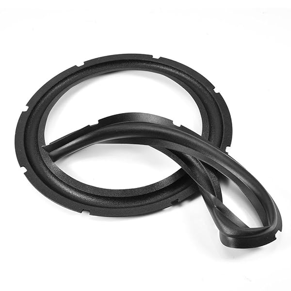 Zerone Zerone 2x10 Black Perforated Rubber Replacement Rings for Speakers & DIY Projects - View 6 of 10