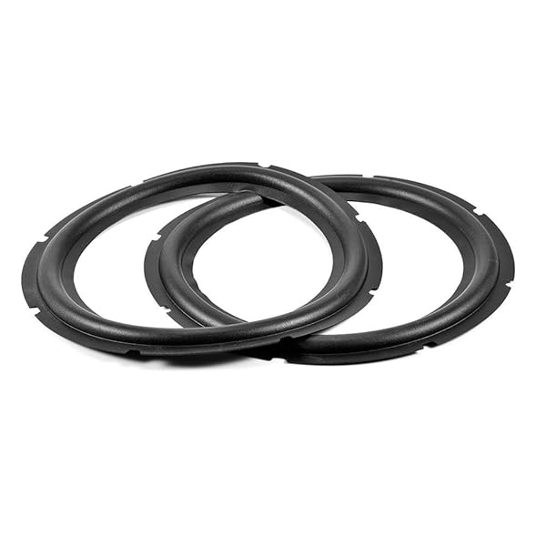 Zerone Zerone 2x10 Black Perforated Rubber Replacement Rings for Speakers & DIY Projects - View 8 of 10