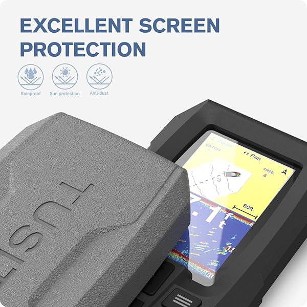TUSITA Buy TUSITA Protective Cover for Garmin Striker Plus 4 & Vivid 4cv - Durable Silicone Sun Cover for Fishfinders - View 6 of 8