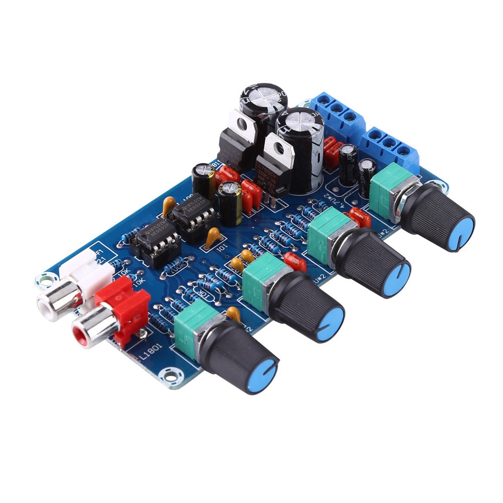 HiFi OP-AMP NE5532 Amplifier Board with Volume and Tone Control Assembled for Superior Sound Quality