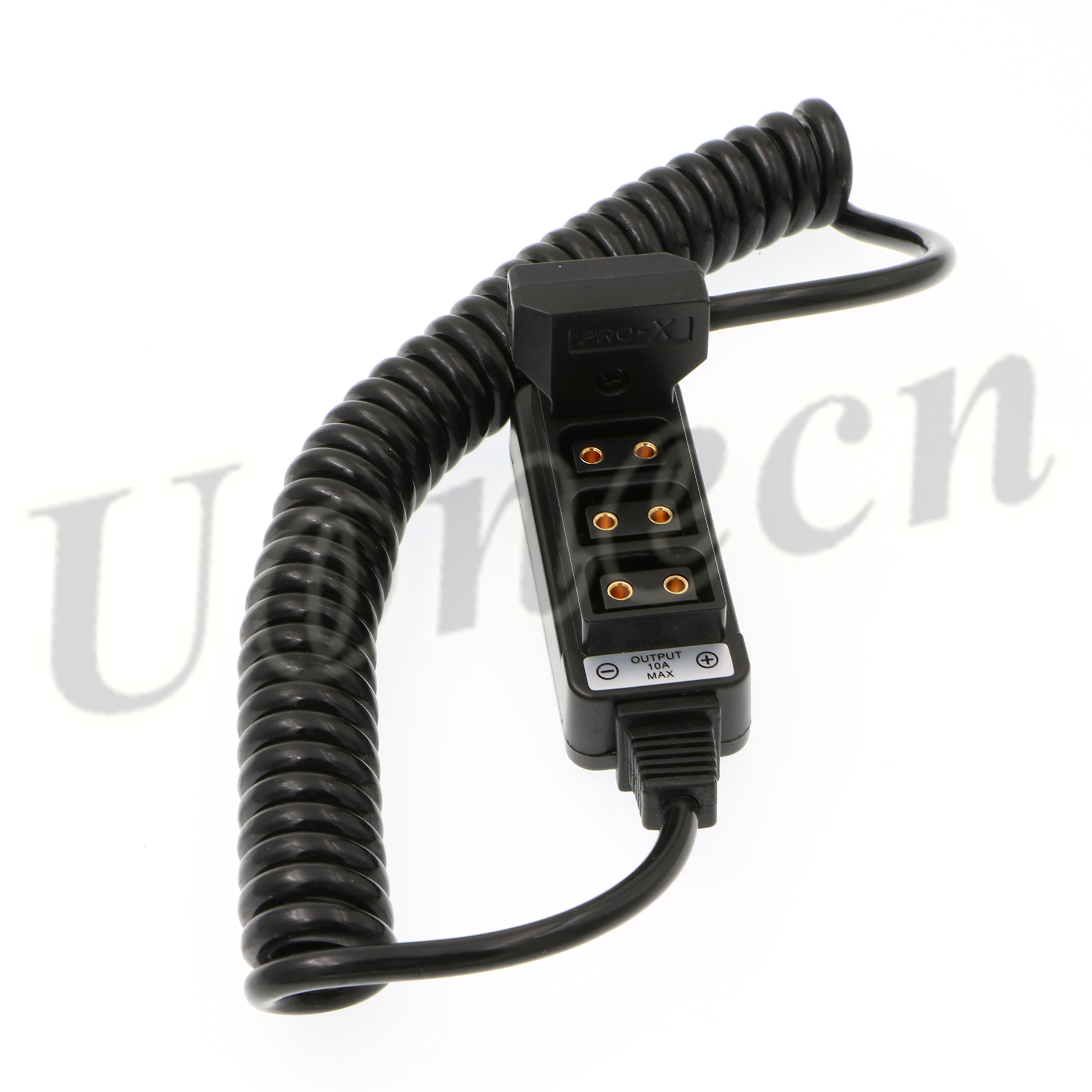 Uonecn Photography Power Coiled Cable D-tap B-Type Male to 4 Port D-Tap Female for Anton Bauer V-Mount Battery Adapter - View 4 of 6