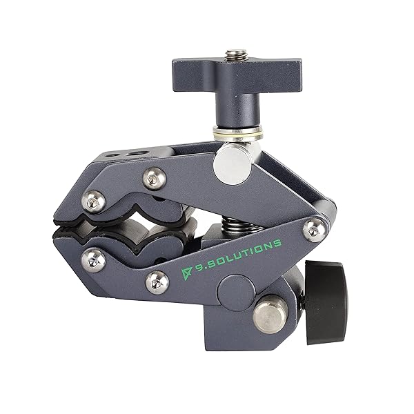9.Solutions "9.Solutions Savior Clamp: Articulated Jaws & Hex Socket for 5/8" Pins - Max Load 66lbs, Perfect for Oddly Shaped Objects" - View 4 of 9