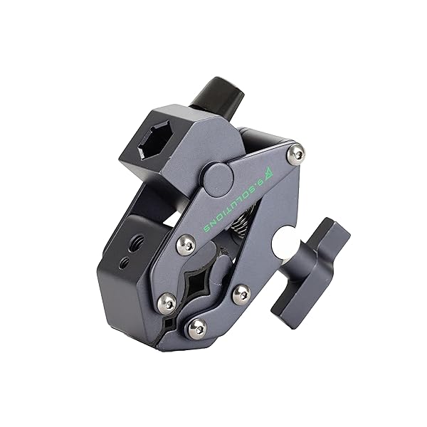 9.Solutions "9.Solutions Savior Clamp: Articulated Jaws & Hex Socket for 5/8" Pins - Max Load 66lbs, Perfect for Oddly Shaped Objects" - View 5 of 9