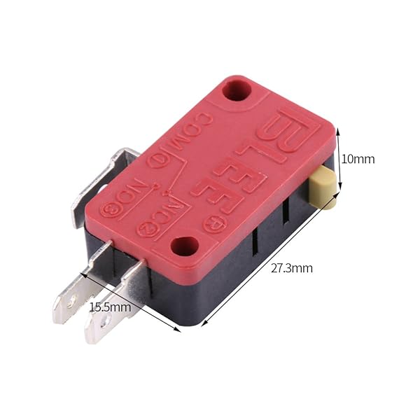 Hilitand 10Pcs Red 3-Pin Push Button Micro Switch for Arcade Gaming - Hilitand Replacement - View 3 of 9