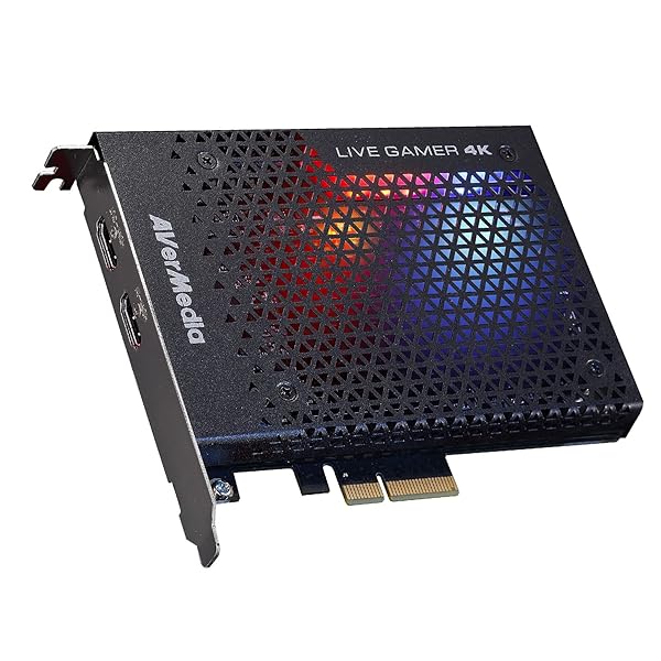 AVerMedia AVerMedia GC573 Live Gamer 4K Capture Card: Stream 4K60 HDR10 with Ultra-Low Latency for PS5, Xbox, OBS, Twitch & YouTube - View 3 of 10
