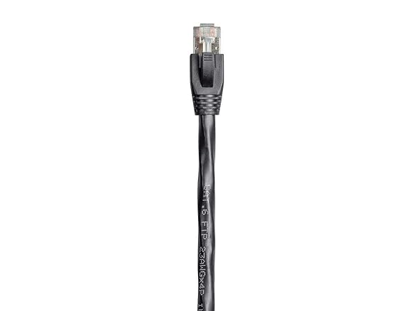 Monoprice Monoprice Entegrade Series 50ft Cat6 Network Patch Cable Black 23AWG F/UTP CMP Plenum Rated - View 3 of 4