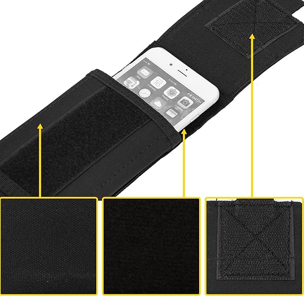 IronSeals Heavy Duty IronSeals Tactical Molle Phone Case & Holster for iPhone 16/15/14/13 Pro Max & Galaxy S24 Ultra - View 6 of 10