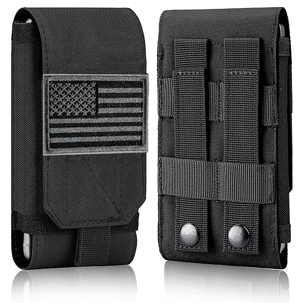 IronSeals Heavy Duty IronSeals Tactical Molle Phone Case & Holster for iPhone 16/15/14/13 Pro Max & Galaxy S24 Ultra - View 2 of 10