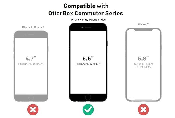 BELTRON Belt Clip for OtterBox Commuter Series iPhone 7 Plus iPhone 8 Plus 5.5 Inch Case Not Included - View 7 of 7