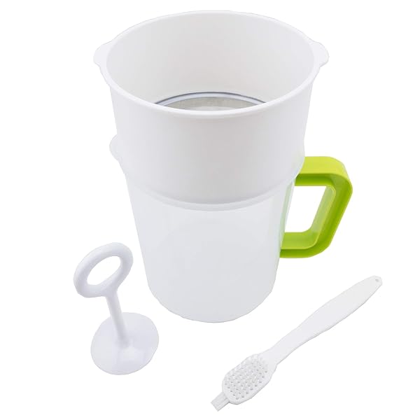 iAesthete Versatile Food Strainer: BPA-Free Nut Milk Bag Replacement & Yogurt Strainer for Juice, Tea & More