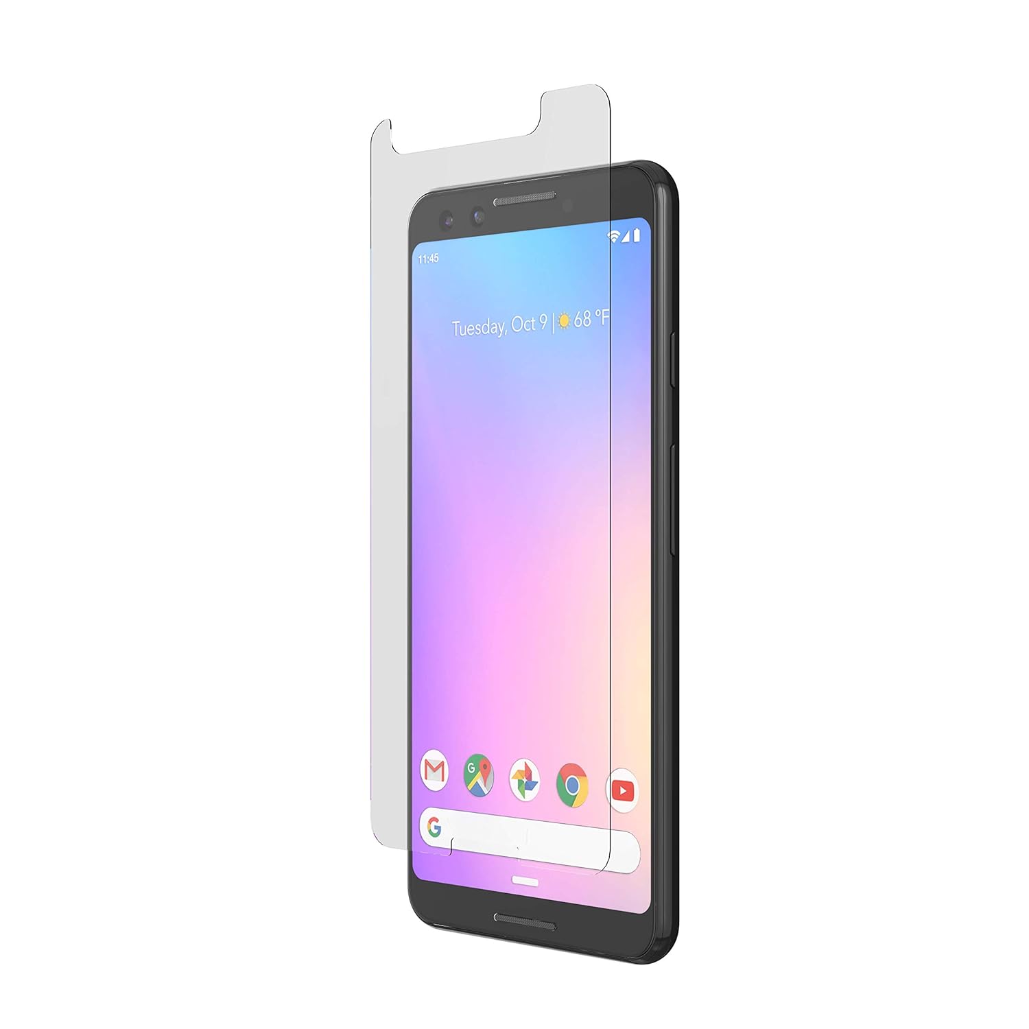 ZAGG ZAGG InvisibleShield Glass+ VisionGuard: Eye Protection & Case-Friendly Screen Guard for Google Pixel 3 - View 5 of 5