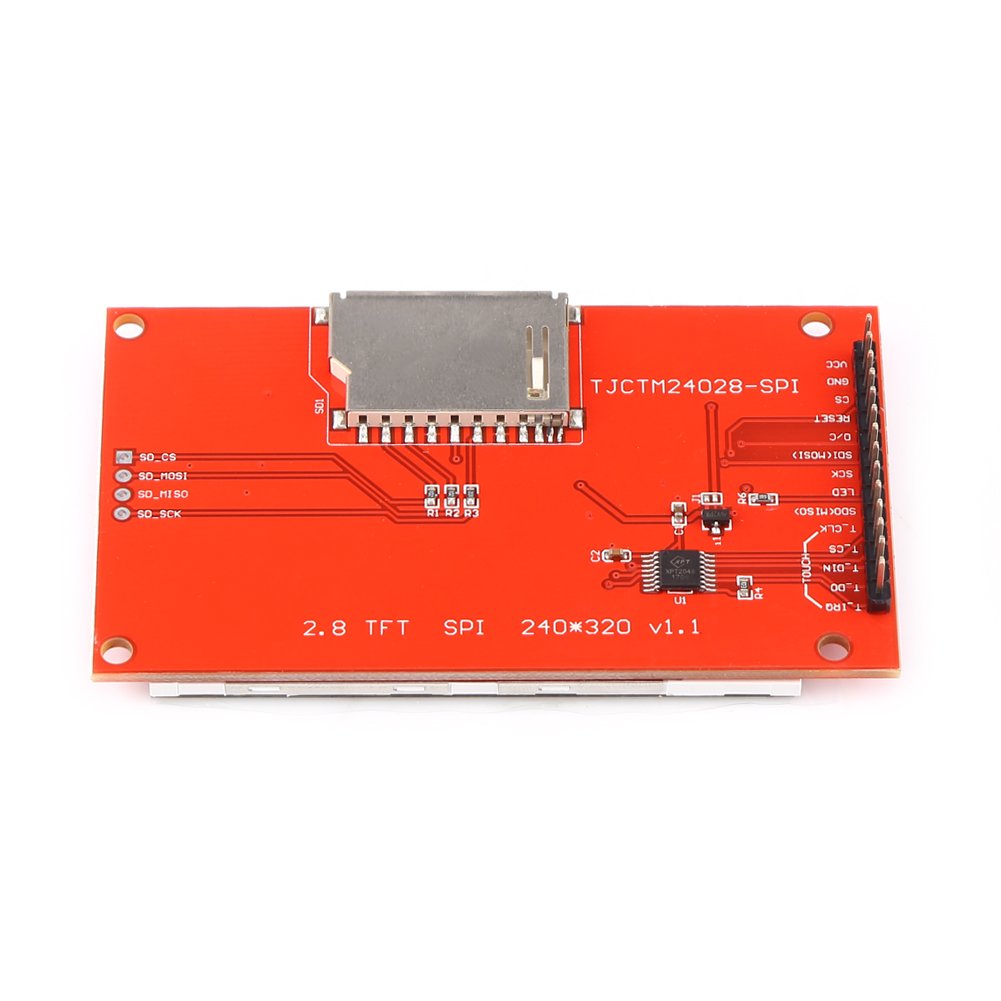 Akozon Akozon 2.8 Inch 240x320 SPI LCD Touch Panel Module ILI9341 for MEGA 5V 3.3V with PCB - View 7 of 8