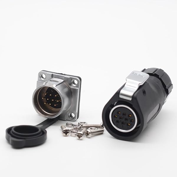 SZJELEN Buy SZJELEN XHP20 10Pin Waterproof Connector - IP67 Panel Mount Plug & Socket for Reliable Electrical Connections - View 3 of 8