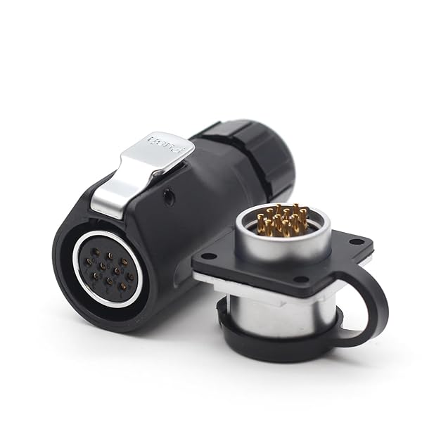 SZJELEN Buy SZJELEN XHP20 10Pin Waterproof Connector - IP67 Panel Mount Plug & Socket for Reliable Electrical Connections - View 7 of 8