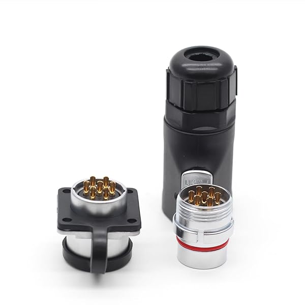 SZJELEN SZJELEN XHP20 15A 500V 7Pin Waterproof Industrial Cable Connector - Female Plug & Male Socket IP67 - View 4 of 8