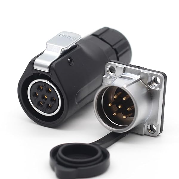SZJELEN SZJELEN XHP20 15A 500V 7Pin Waterproof Industrial Cable Connector - Female Plug & Male Socket IP67