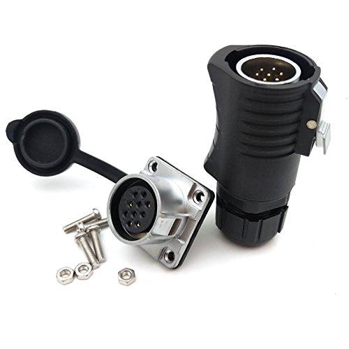 SZJELEN SZJELEN XHP20 10Pin Waterproof Connector for LED Lights & RV Solar Ports - Durable Plug & Socket