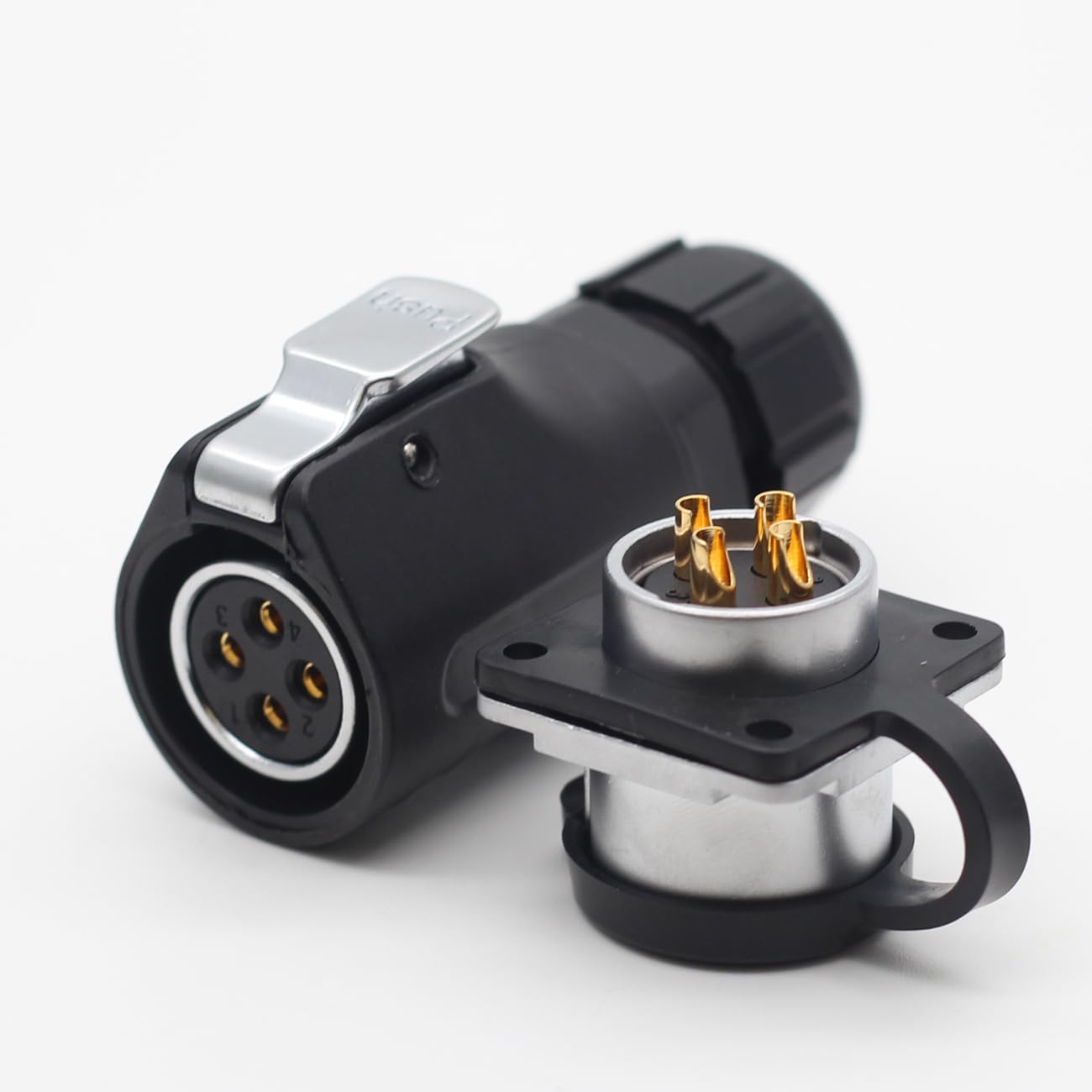 SZJELEN SZJELEN XHP20 4Pin Waterproof Power Connector Plug Socket IP67 for Electrical Wire Male and Female Connections - View 2 of 9