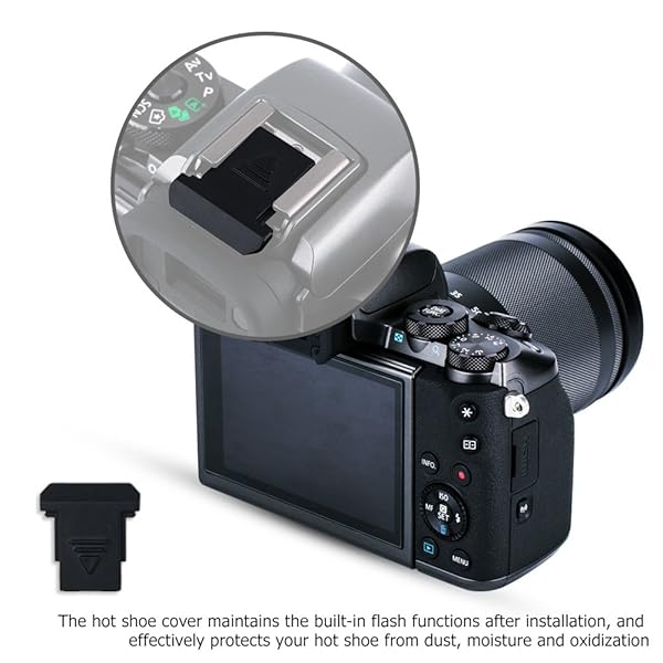 PROfezzion 2 Pack EF EF-S Mount Body & Rear Lens Cap for Canon EOS 60D, 70D, 80D, 90D, 5D Mark III IV & More - Essential Camera Protection - View 7 of 7