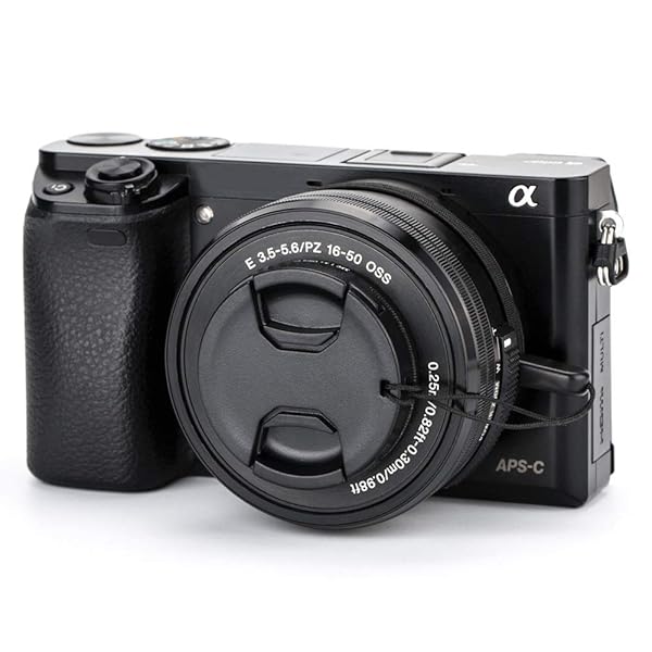 PROfezzion 2-Pack 40.5mm Front Lens Cap Cover & Keeper for Sony ZV-E10, A6400, A7C II & More - View 5 of 7