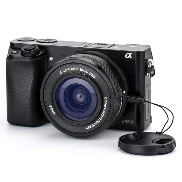 PROfezzion 2-Pack 40.5mm Front Lens Cap Cover & Keeper for Sony ZV-E10, A6400, A7C II & More - View 6 of 7