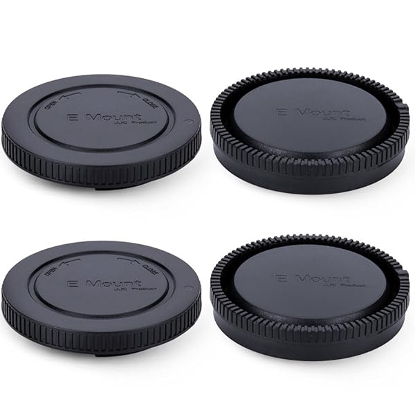 PROfezzion 2 Pack E Mount Body Cap & Rear Lens Cover for Sony A6000, A7 Series, ZV-E10 & More - Protect Your Camera Gear! - View 3 of 9