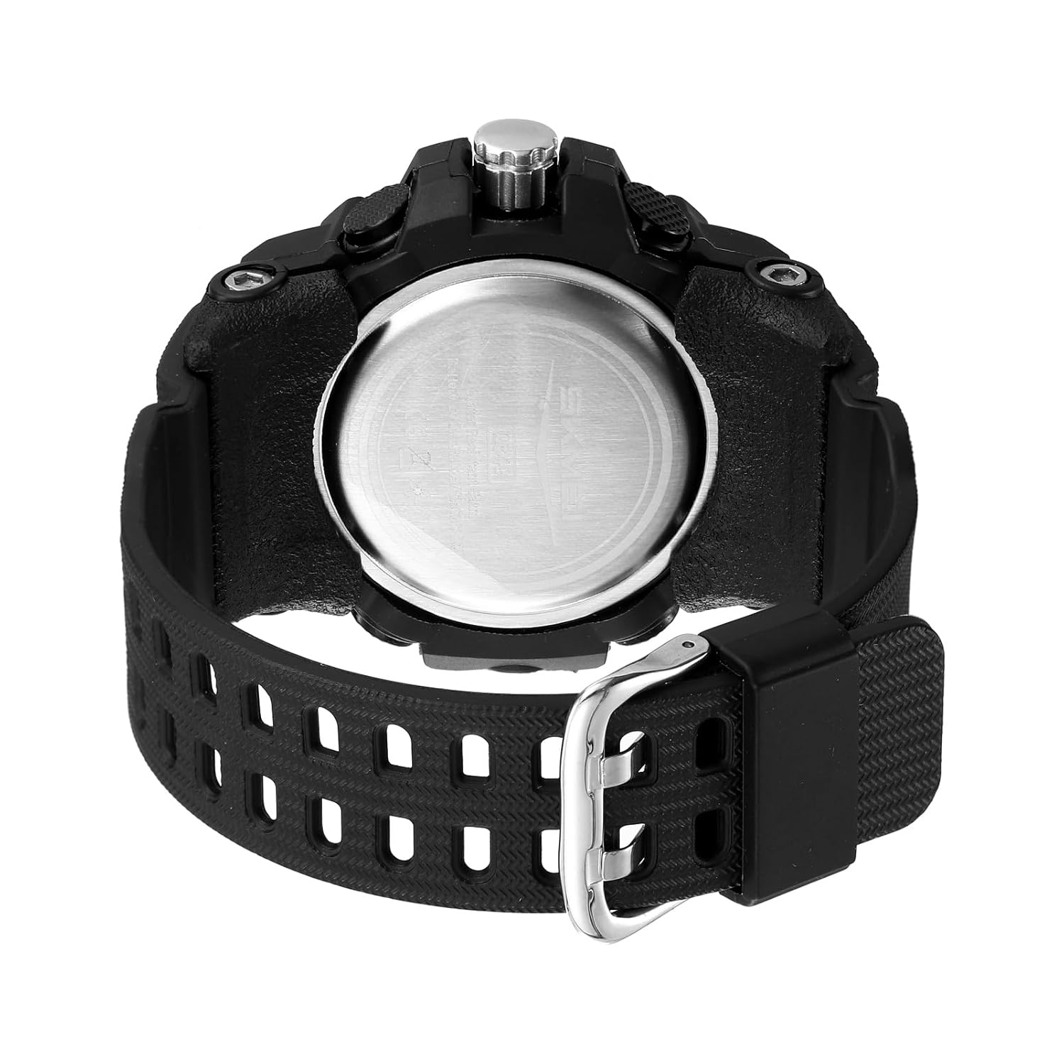 CARLIEN Military Men's Sports Analog Quartz Watch Dual Display Alarm Digital LED Backlight Green - View 6 of 9