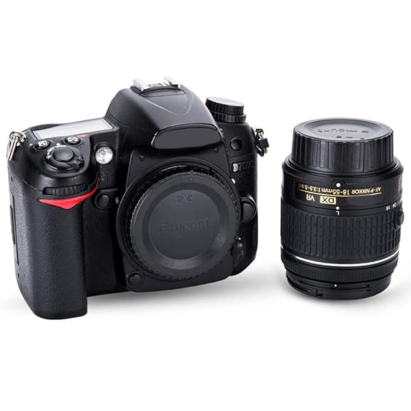 PROfezzion 2 Pack F Mount Body Cap & Rear Lens Cap for Nikon D3500, D5600, D850 & More - Essential Camera Protection - View 5 of 7