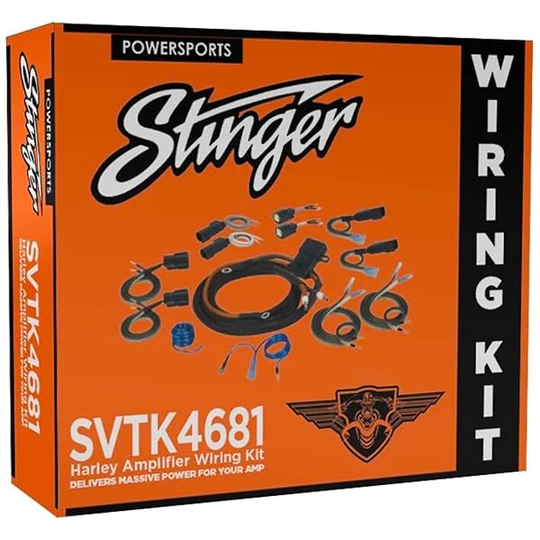 Stinger Universal Amp Wiring Kit for 1998 and Up Harley-Davidson Touring Motorcycles 2 and 4 Channel - View 3 of 6