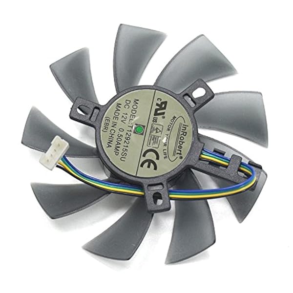 Buy inRobert 85mm DIY Dual Ball Bearing Cooling Fan for Gigabyte GTX 1060 & 1050 - 40x40x40mm Graphics Card Upgrade