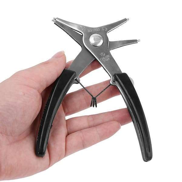 Hilitand 1pc Dual Purpose Snap Ring Pliers - Easy Internal & External Circlip Removal Tool - View 6 of 10