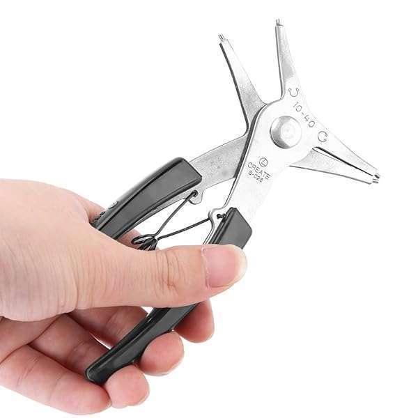 Hilitand 1pc Dual Purpose Snap Ring Pliers - Easy Internal & External Circlip Removal Tool - View 8 of 10