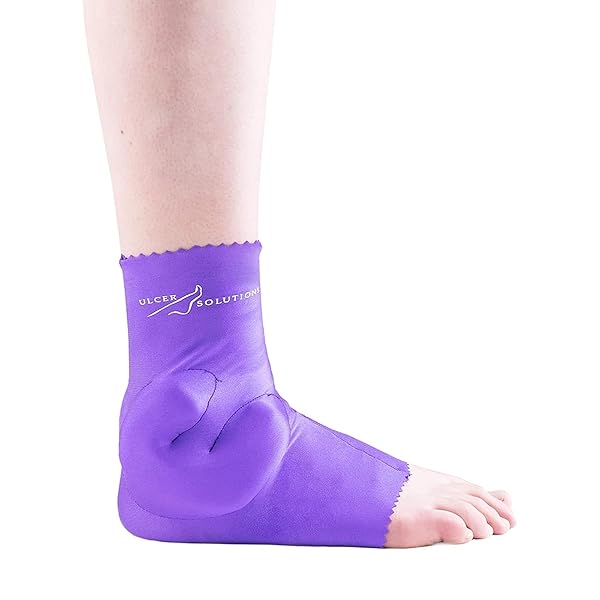 Ulcer Solutions Ulcer Solutions Ankle Keeper: Lightweight Ankle Protector for Pressure Sores - Enhanced Comfort & Mobility (Small: <7.5 Inches)