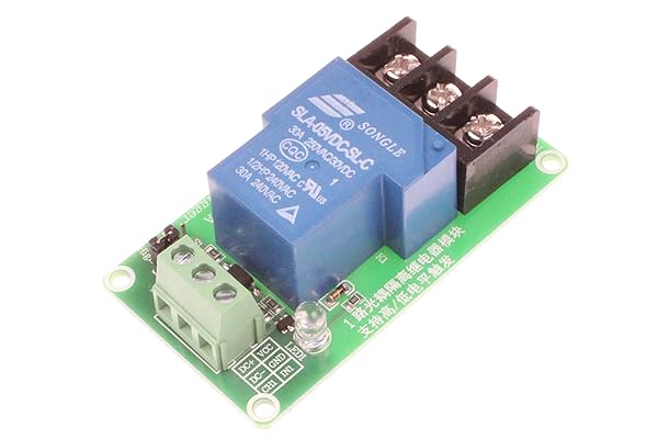 NOYITO NOYITO 30A 1-Channel Relay Module - High/Low Trigger, Optocoupler Isolation for PLC & Industrial Control - View 4 of 8