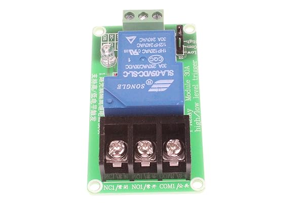 NOYITO NOYITO 30A 1-Channel Relay Module - High/Low Trigger, Optocoupler Isolation for PLC & Industrial Control - View 6 of 8