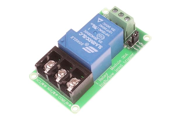 NOYITO NOYITO 30A 1-Channel Relay Module - High/Low Trigger, Optocoupler Isolation for PLC & Industrial Control - View 7 of 8