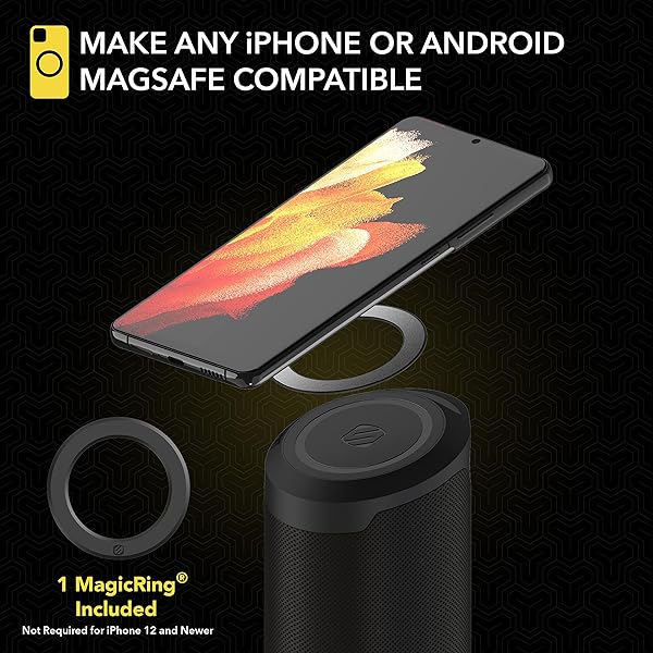 Scosche Scosche BTMSMSC1 BoomBottle: Waterproof Magnetic Bluetooth Speaker for Bikes, Golf Carts & More - View 9 of 9