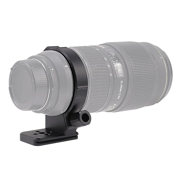 Hersmay "71mm Tripod Collar Mount Ring 1/4" for Sigma APO 70-200mm F2.8 II EX DG Macro HSM Lens - Enhance Stability & Performance" - View 7 of 8