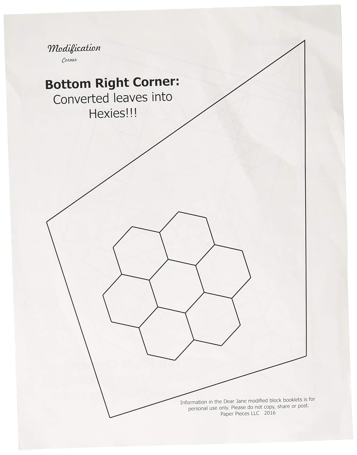 Paper Pieces Dear Jane Complete Paper Pieces for Quilting Projects and Crafting - View 2 of 2