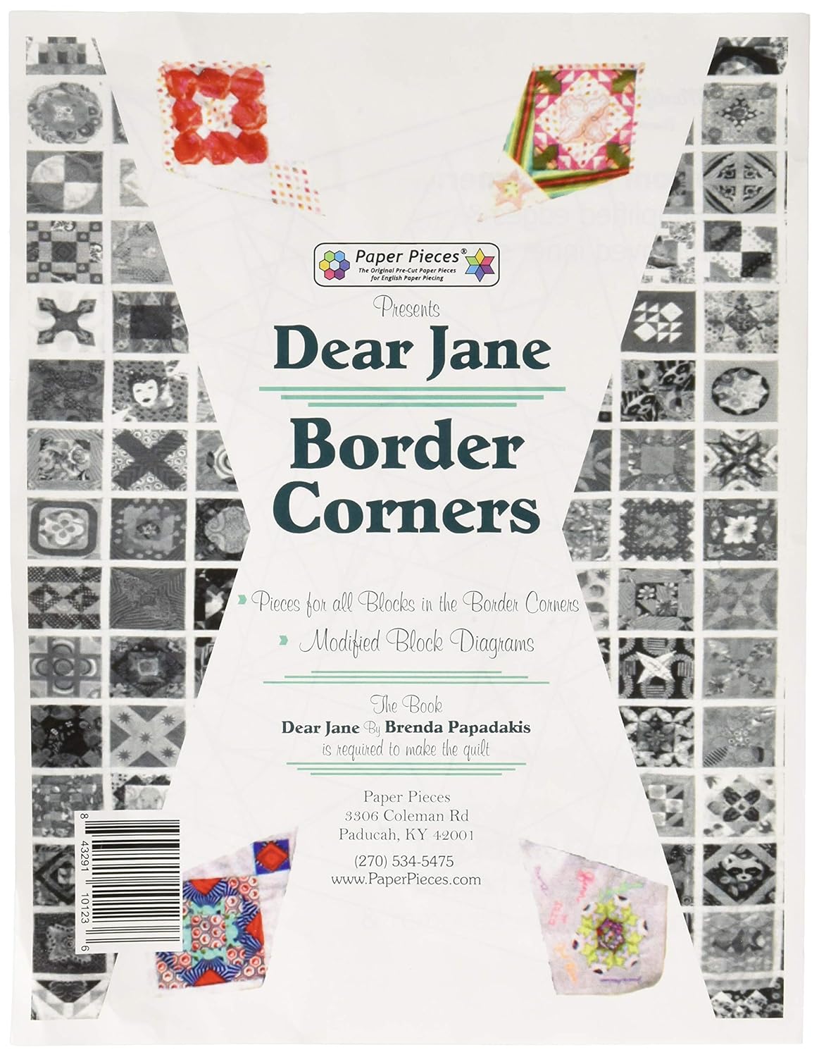 Paper Pieces Dear Jane Complete Paper Pieces for Quilting Projects and Crafting
