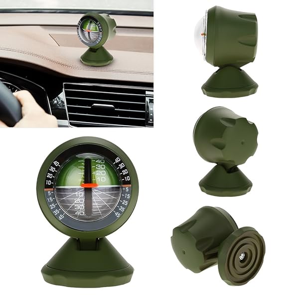 Dilwe Car Inclinometer Multifunction Level Tilt Indicator Gradient Angle Slope Meter Balancer Tool for Accurate Vehicle Positioning - View 2 of 9