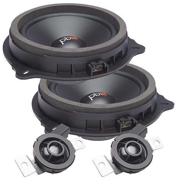 Upgrade Your Sound: Powerbass OE65C-FD 6.5'' Component Speakers for Ford/Lincoln Replacement