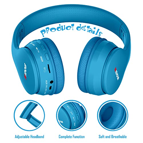 MIDOLA Midola Kids Bluetooth Headphones: 60H Playtime, Volume Limit, Foldable Design - Perfect for Travel & School - View 8 of 8
