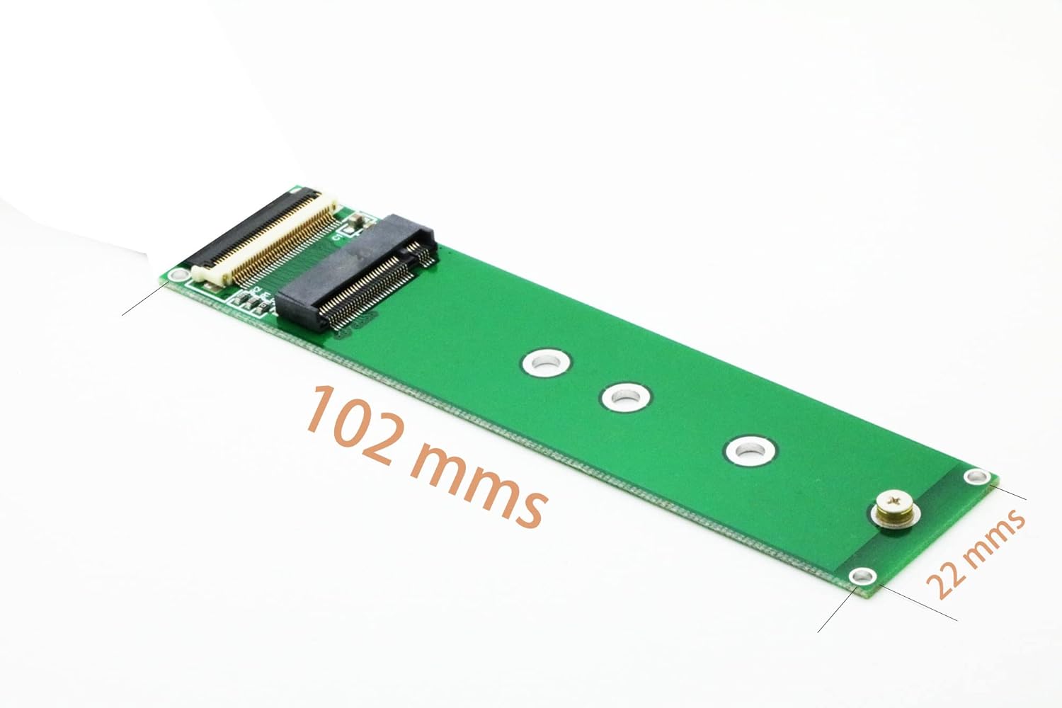 Sintech Sintech M.2 NVMe SSD to Mini PCIe Adapter with 20cm Cable - Fast Data Transfer Solution - View 2 of 2
