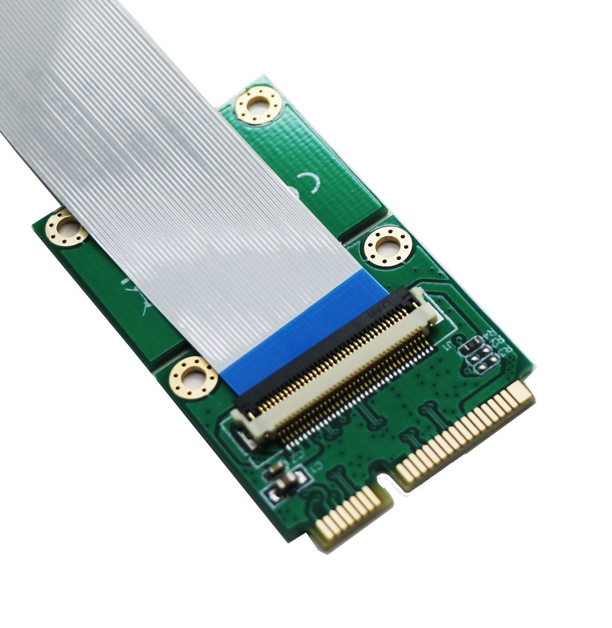Sintech M.2 NVMe SSD to Mini PCIe Adapter with 20cm Cable - Fast Data Transfer Solution